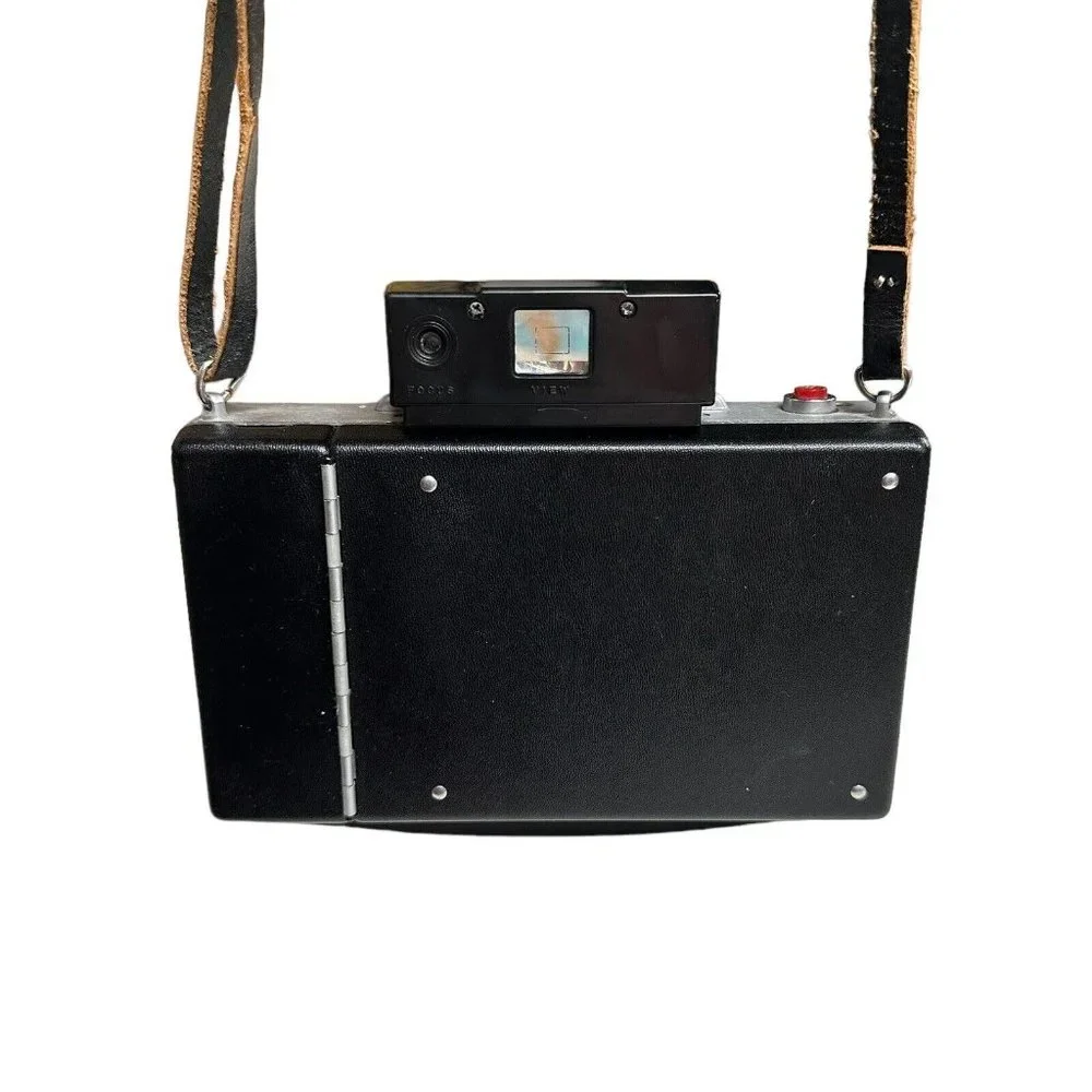 Polaroid Land Camera AUTOMATIC 100 Case Flash Manuals‎ Print Coater Untested Bag